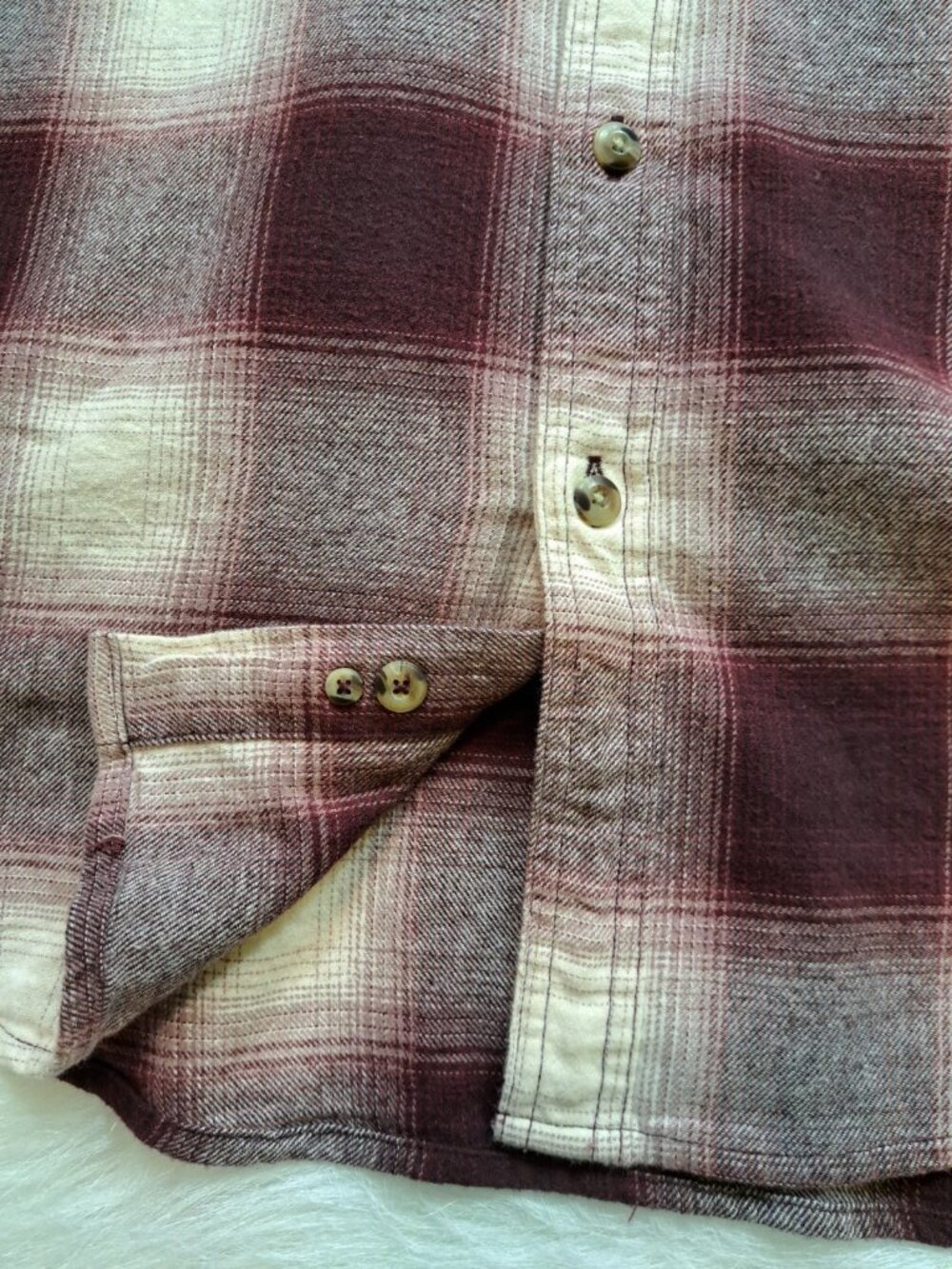 Sonoma Men's 100% Cotton Super Soft Flannel T Shirt Size Large - Picture 4 of 11